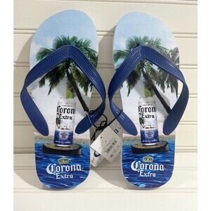 Corona Men’s Flip Flops Sz. 7 Lightweight Relaxed Fit Slip On Beach Vacation NWT